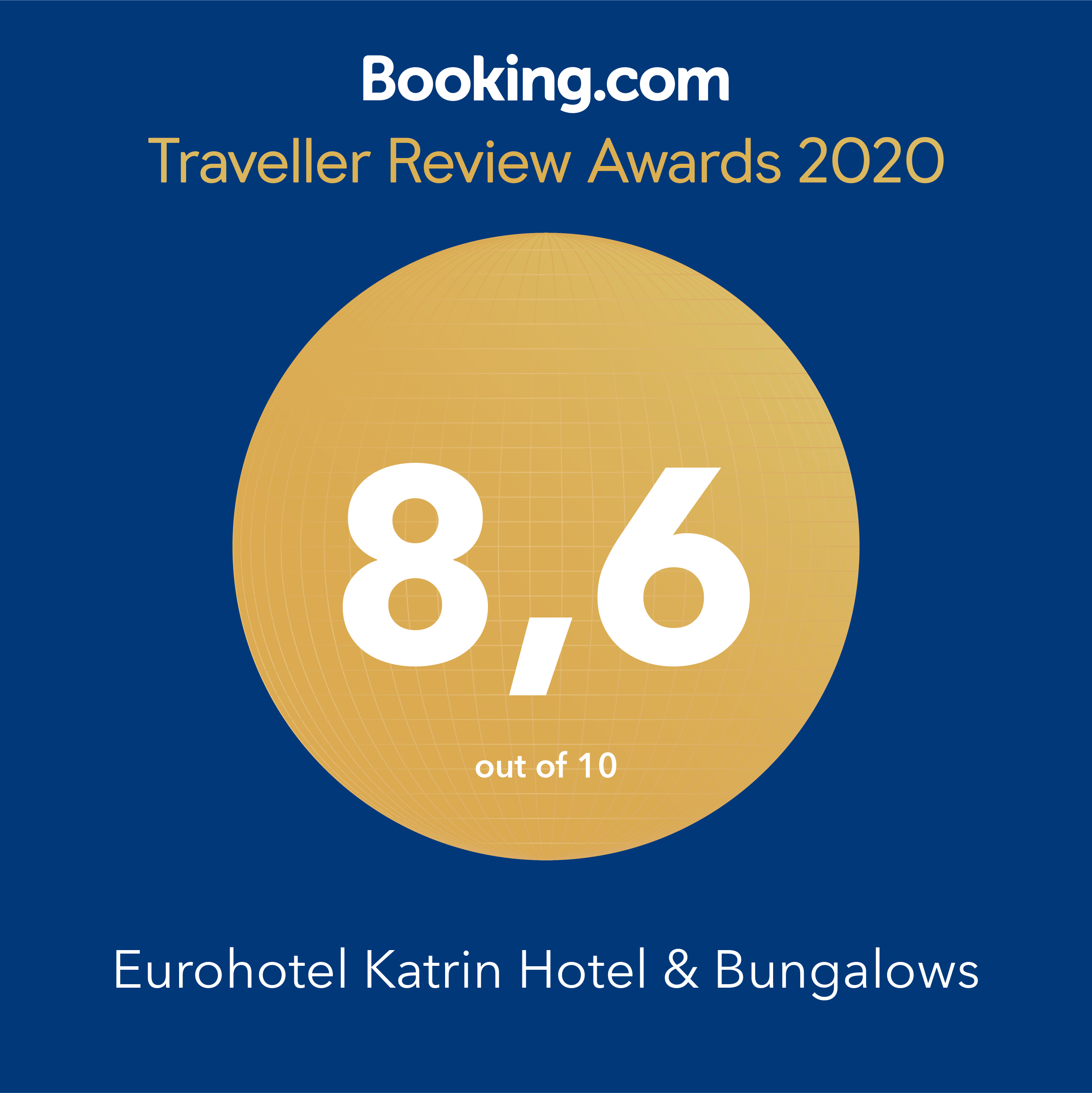 Booking.com Traveller Review Awards 2020